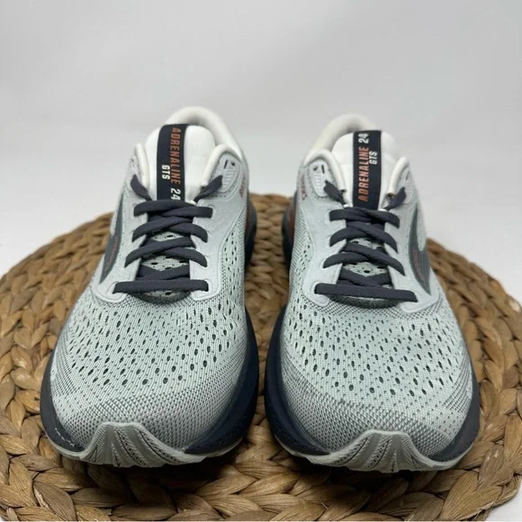 BROOKS Adrenaline GTS 24 Running Shoes Mercury Ebony Copper Size 8 Women's - Picture 5 of 9